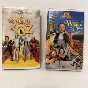 VHS Vintage WIZARD‎ OF OZ LOT OF 2 Tested